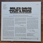 Miles Davis – 'Four' & More (Recorded Live In Concert) 33'lük LP PLAK Japan Vinyl