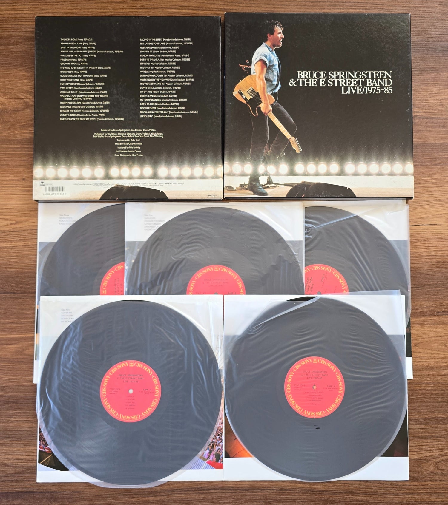Bruce Springsteen & The E-Street Band – Live/1975-85 Japan Vinyl