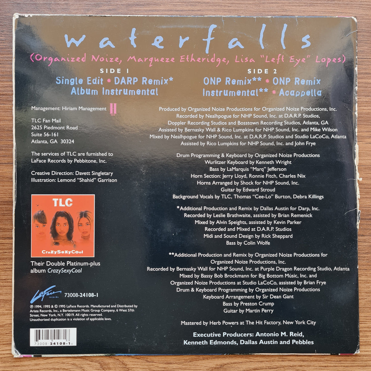 TLC - Waterfalls Japan Vinyl