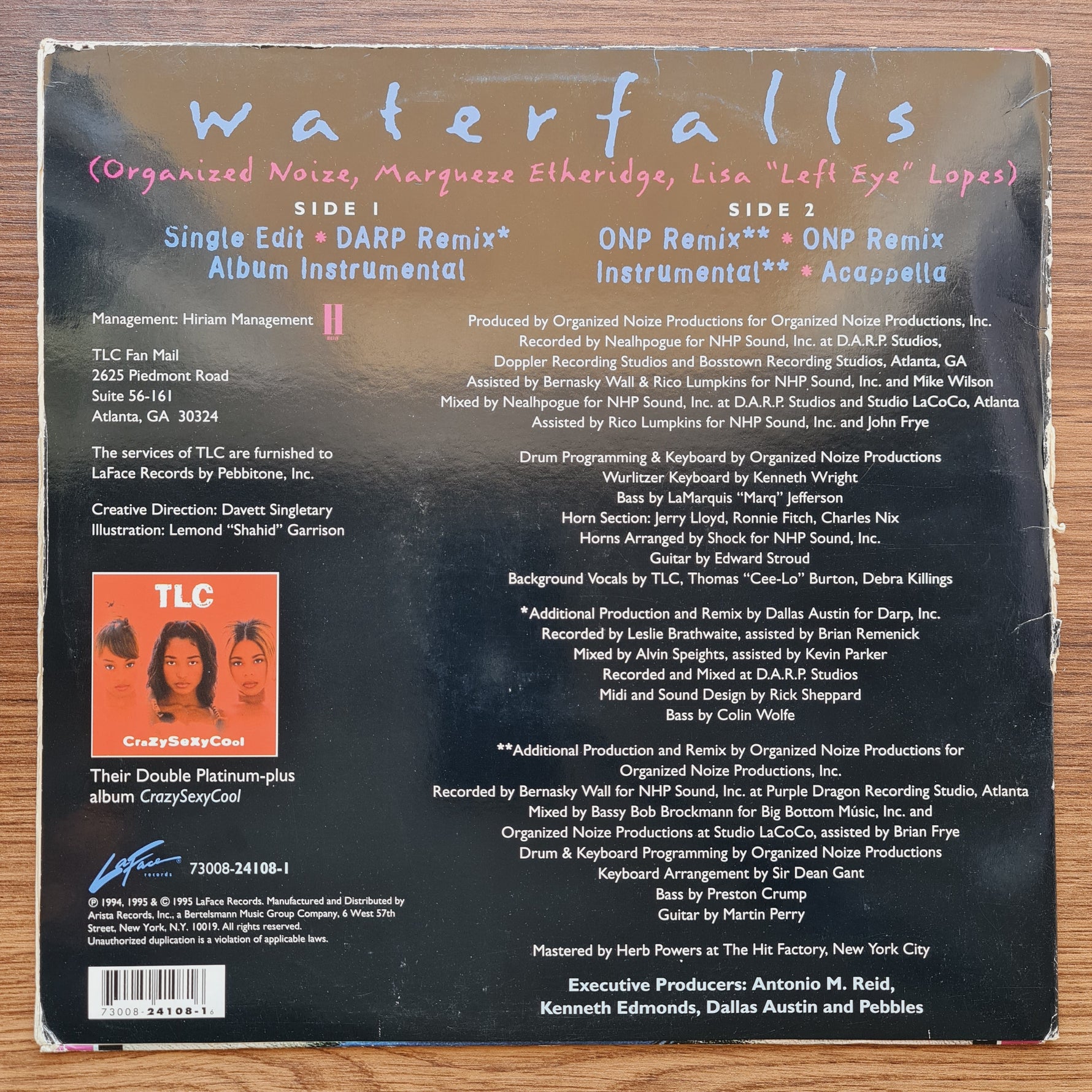TLC - Waterfalls Japan Vinyl