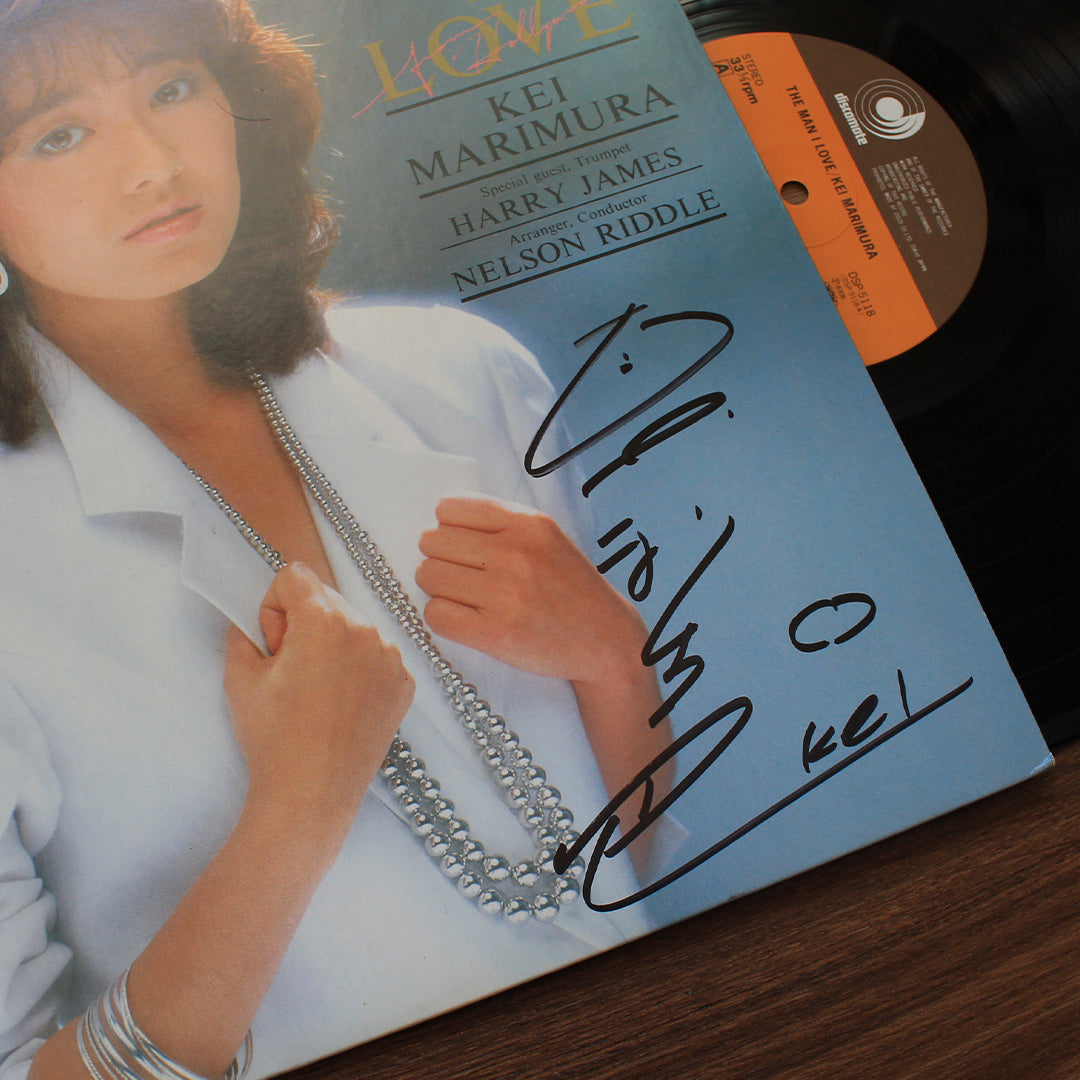 Kei Marimura – The Man I Love İmzalı Plak Japan Vinyl