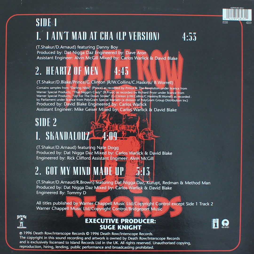 2Pac - I Ain't Mad At Cha Japan Vinyl