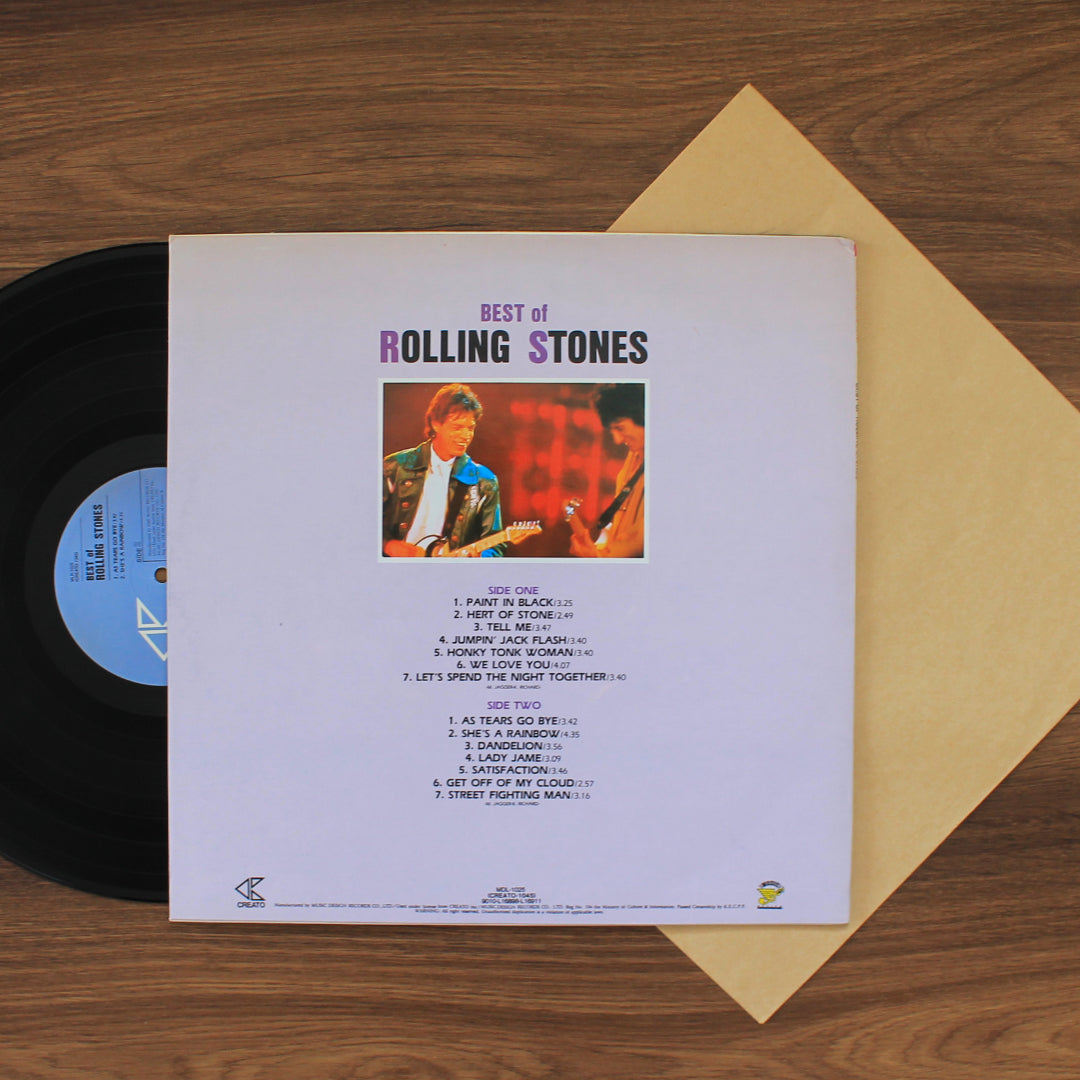 Rolling Stones - Best Of Rolling Stones 33'lük LP PLAK Japan Vinyl