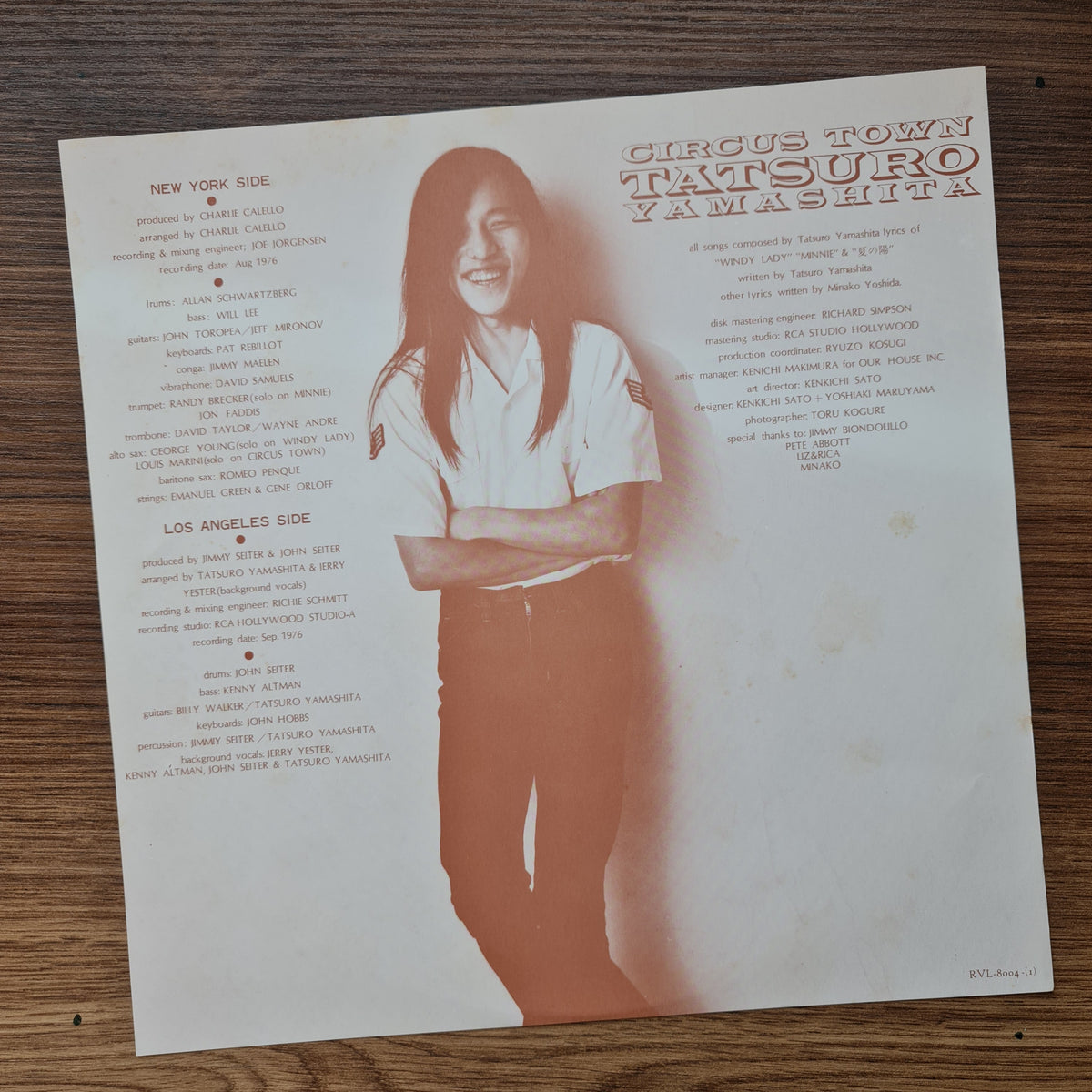 Tatsuro Yamashita - Circus Town Japan Vinyl