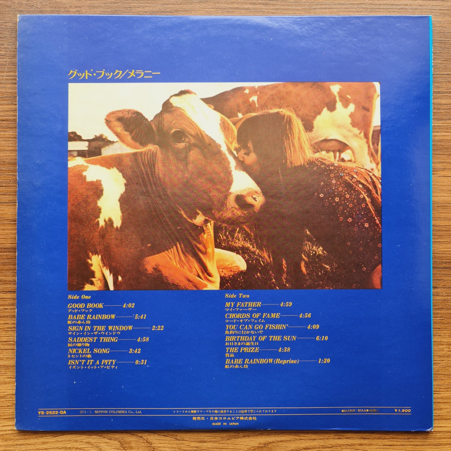 Melanie – The Good Book 33'lük LP PLAK Japan Vinyl
