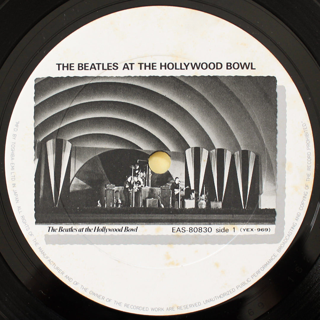 The Beatles - The Beatles At The Hollywood Bowl 33'lük LP PLAK Japan Vinyl