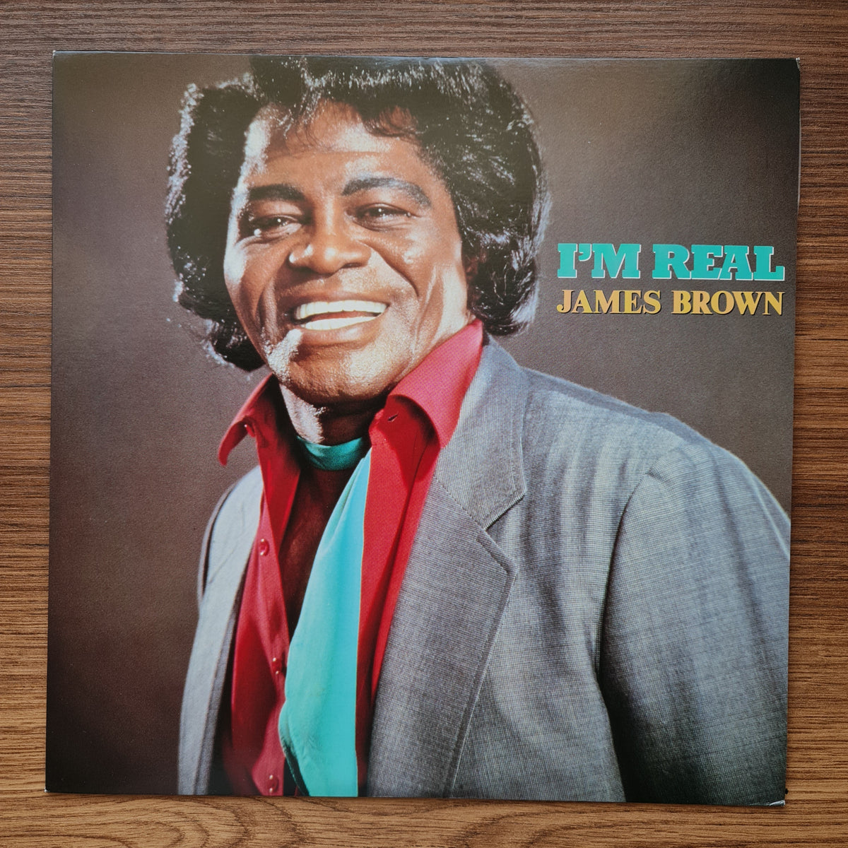 James Brown With Full Force – I'm Real 33'lük LP PLAK Japan Vinyl
