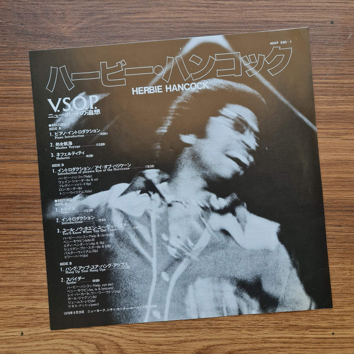 Herbie Hancock – V.S.O.P. 33'lük LP PLAK Japan Vinyl