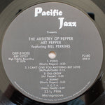 Art Pepper - The Artistry Of Pepper 33'lük LP PLAK Japan Vinyl