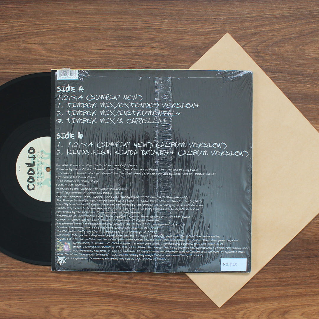 Coolio - 1, 2, 3, 4 (Sumpin' New) 33'lük LP PLAK Japan Vinyl