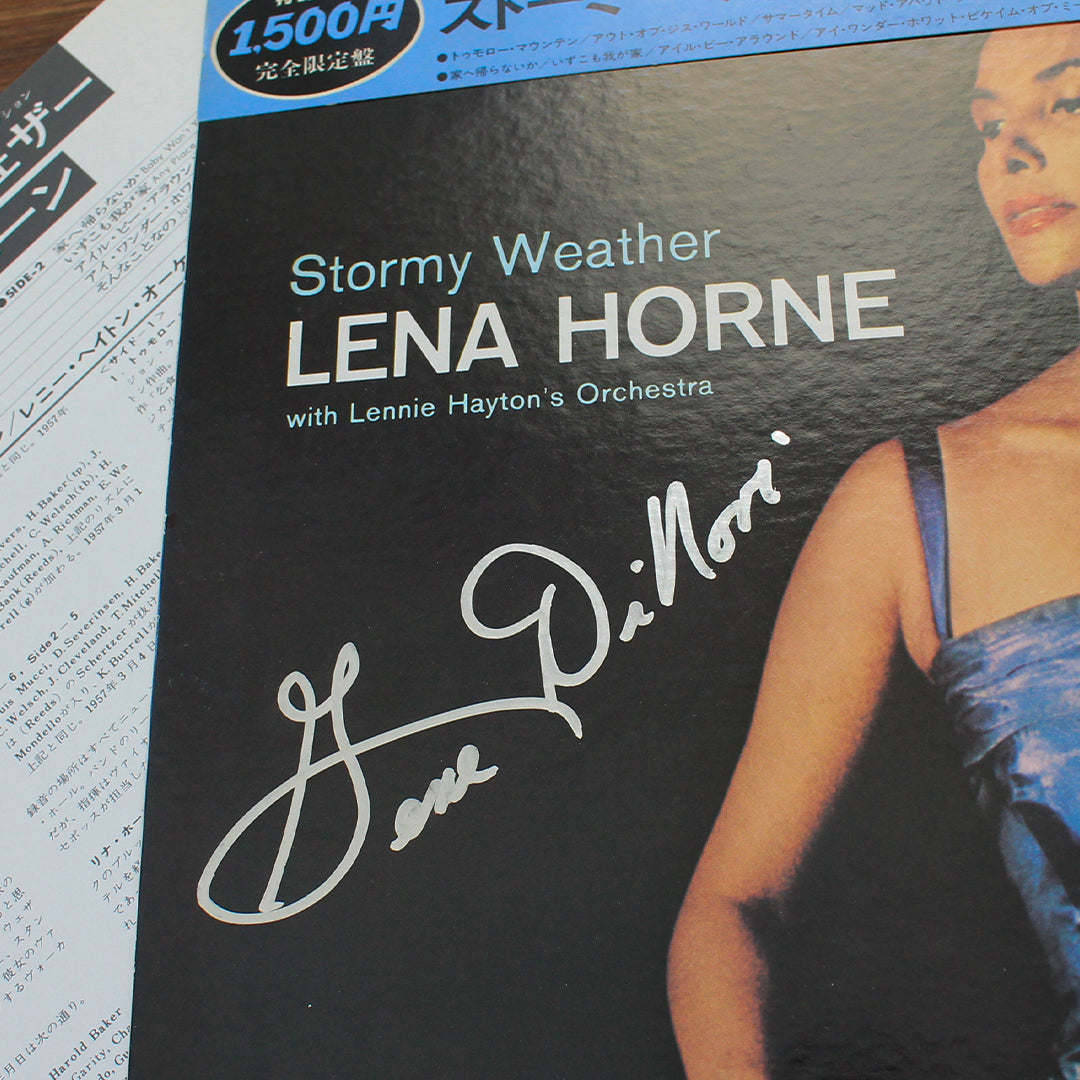 Lena Horne – Stormy Weather İmzalı Plak Japan Vinyl
