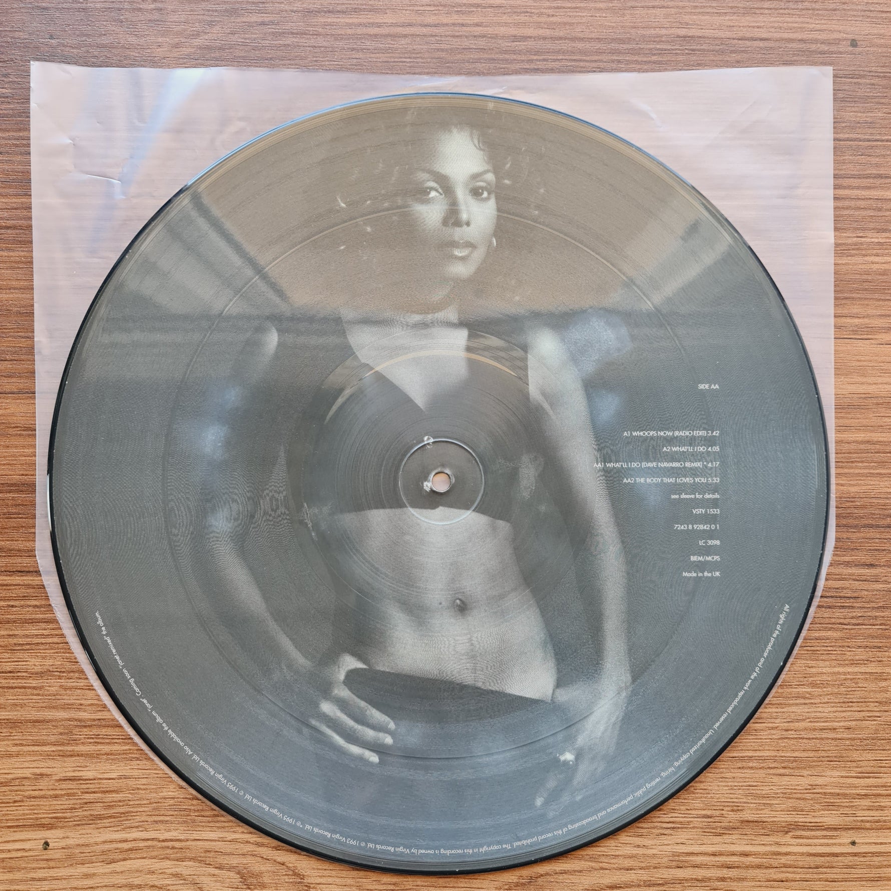 Janet Jackson - Whoops Now / What'll I Do Japan Vinyl
