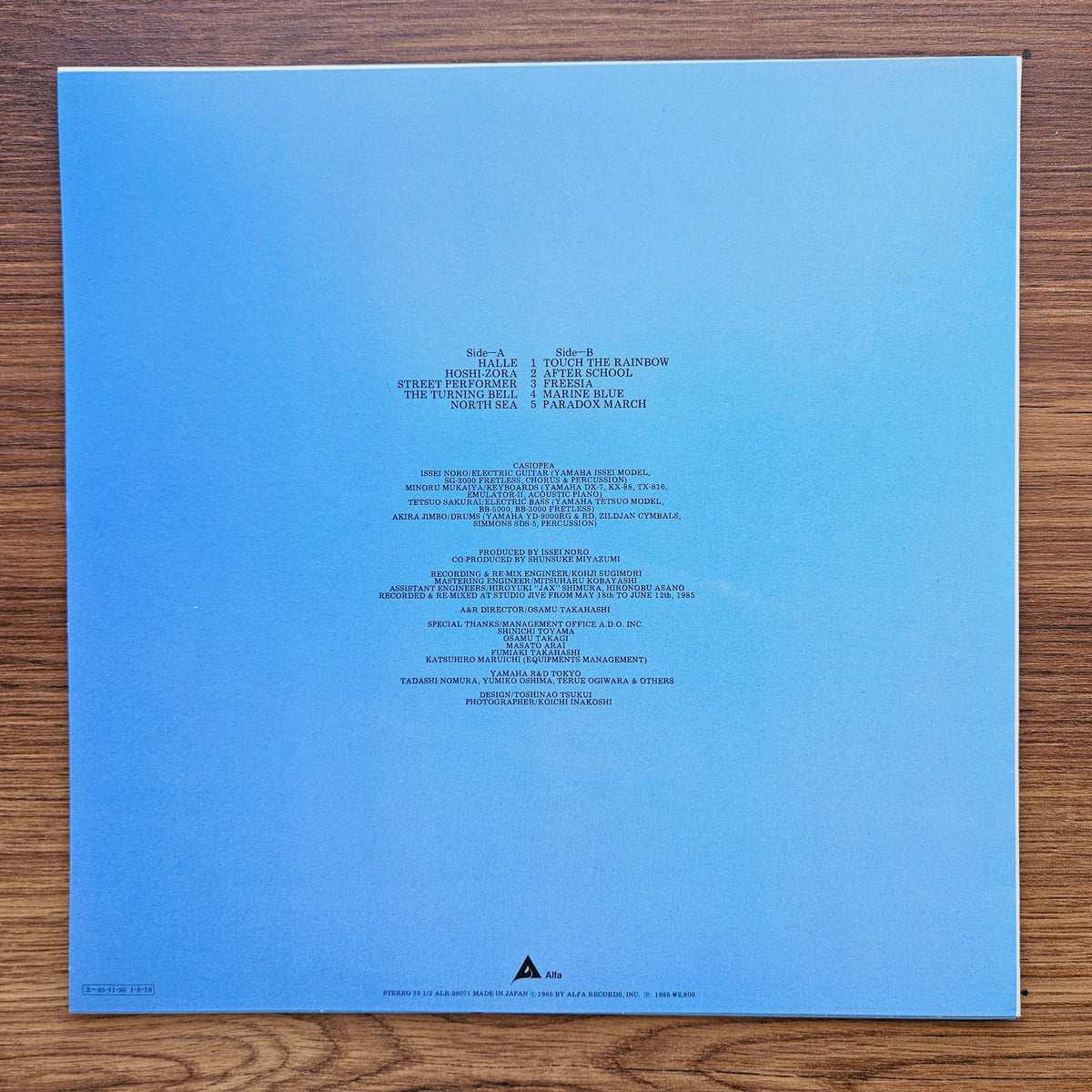 Casiopea - Halle 33'lük LP PLAK Japan Vinyl