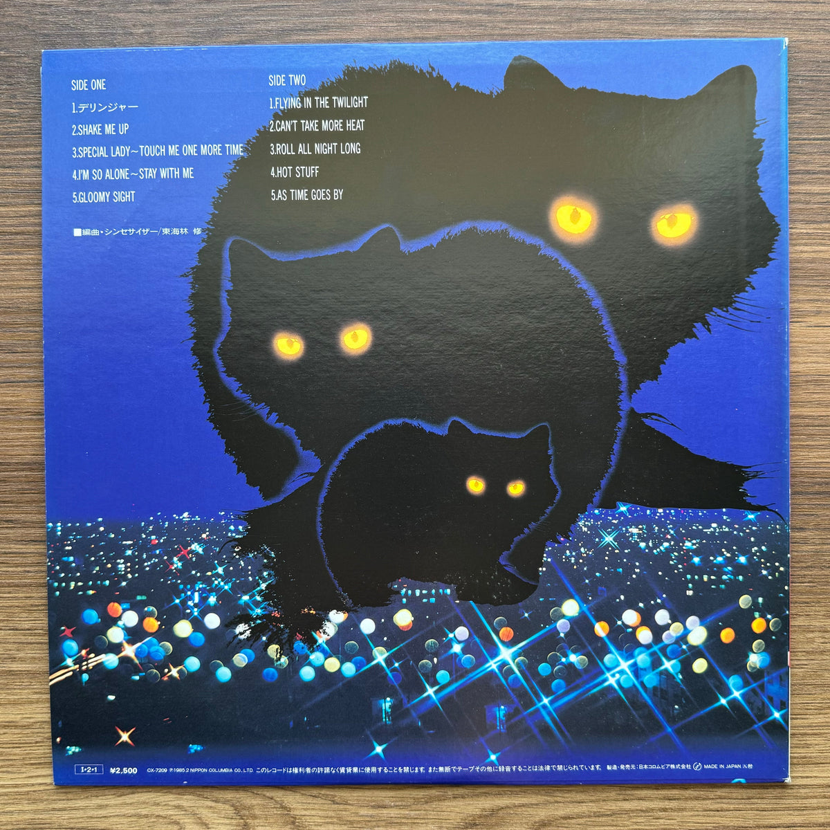 Osamu Shoji – New Cat's Eye Synthesizer Fantasy 33'lük LP PLAK Japan Vinyl