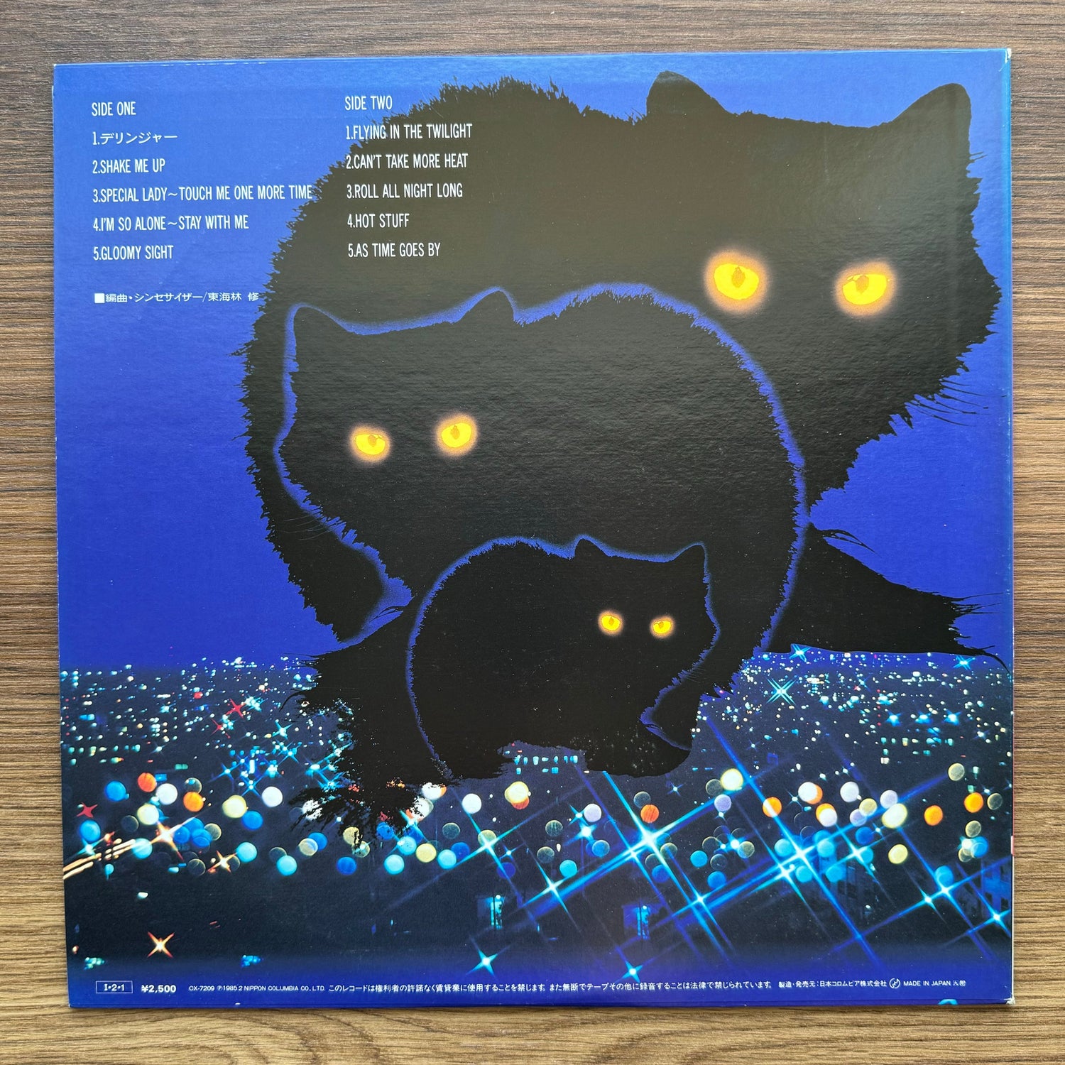 Osamu Shoji – New Cat's Eye Synthesizer Fantasy 33'lük LP PLAK Japan Vinyl