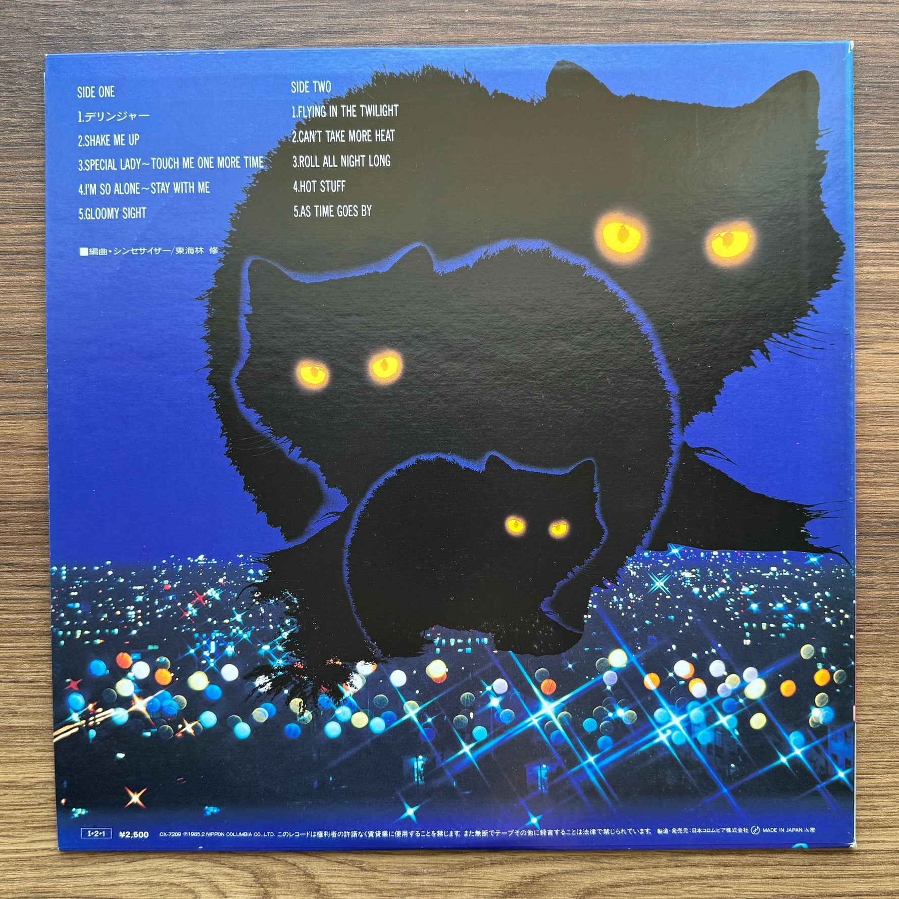 Osamu Shoji – New Cat's Eye Synthesizer Fantasy 33'lük LP PLAK Japan Vinyl