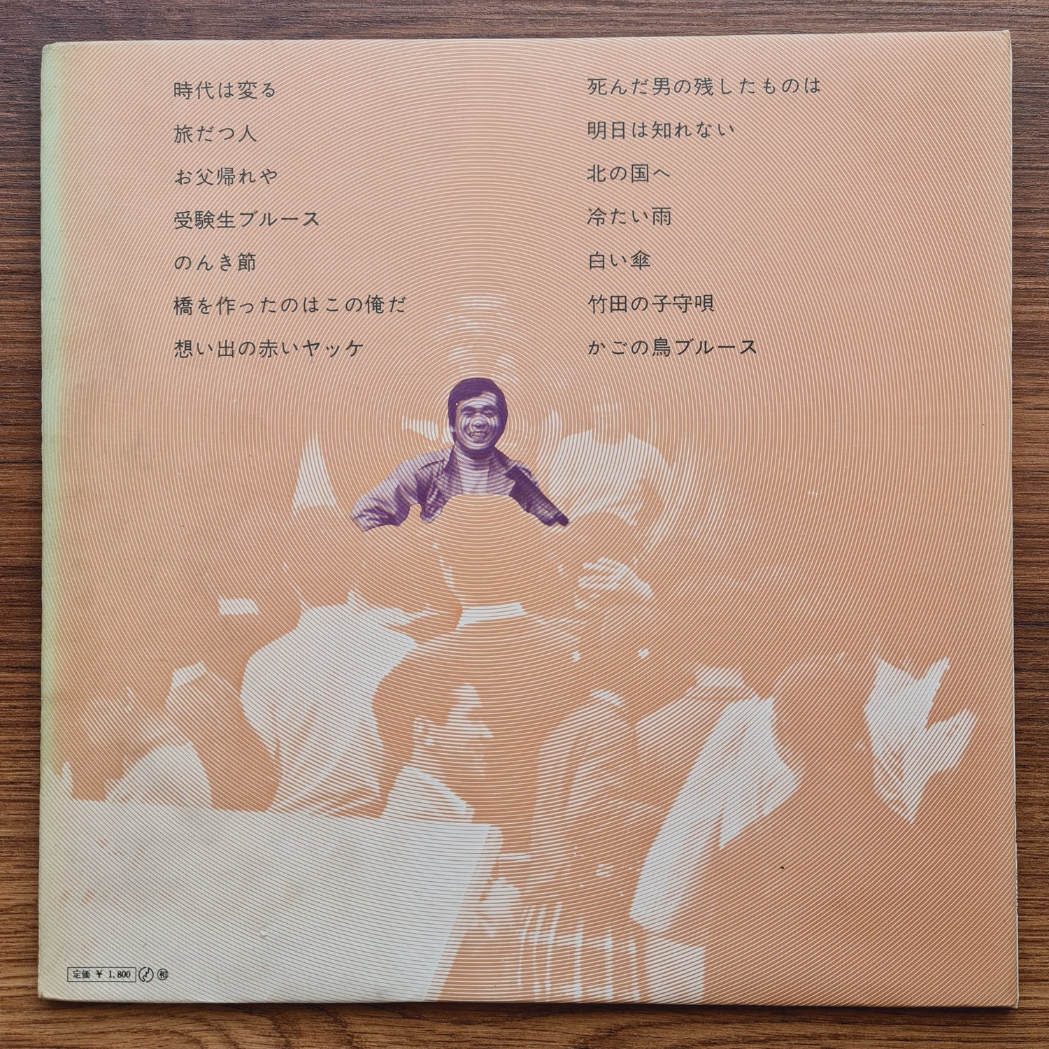 Tomoya Takaishi – Folk Albums Volume 1 33'lük LP PLAK Japan Vinyl