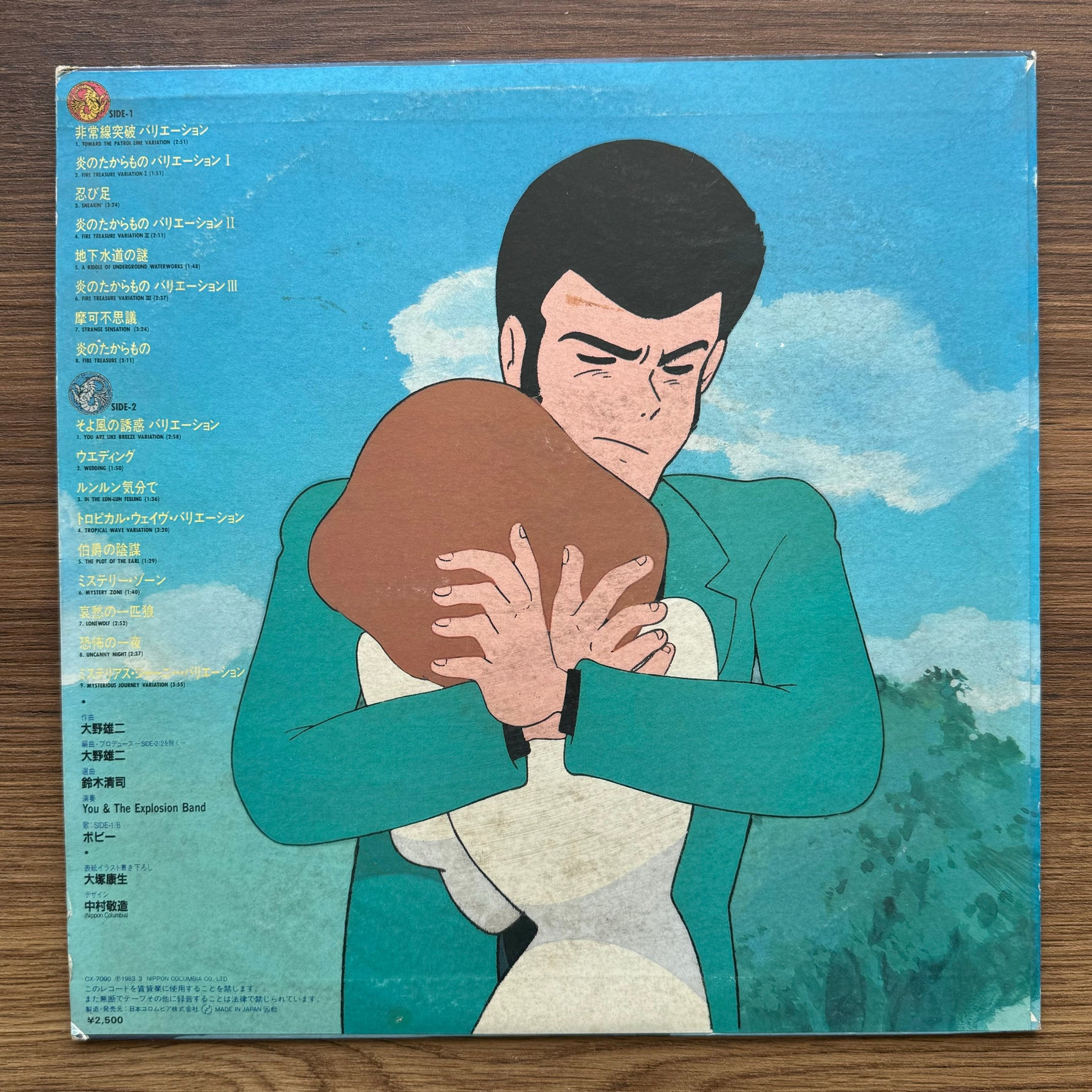 Lupin the Third: Castle of Cagliostro Original Soundtrack BGM Collection 33'lük LP PLAK Japan Vinyl