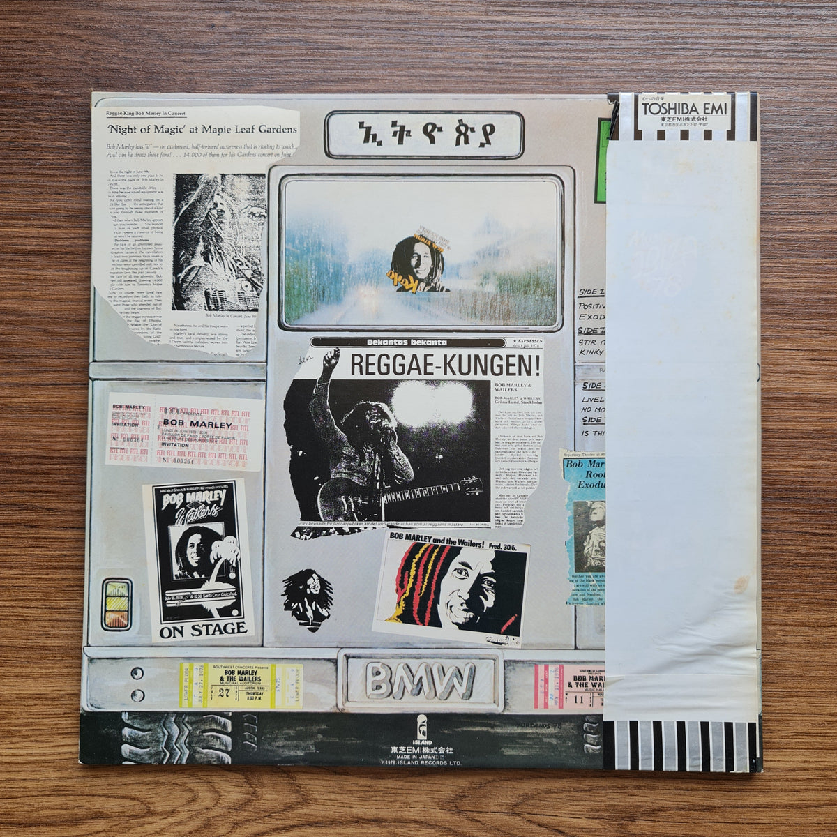 Bob Marley &amp; The Wailers – Babylon By Bus 33'lük LP PLAK Japan Vinyl