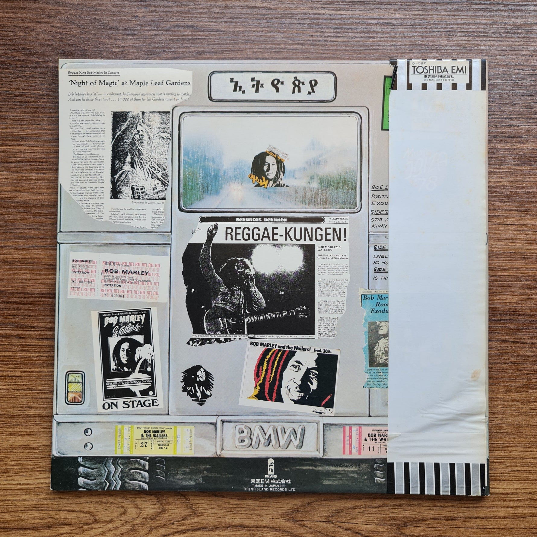 Bob Marley &amp; The Wailers – Babylon By Bus 33'lük LP PLAK Japan Vinyl