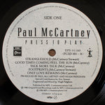 Paul McCartney - Press To Play 33'lük LP PLAK Japan Vinyl