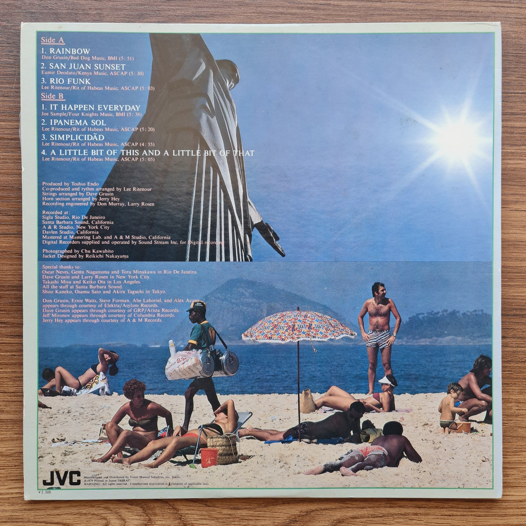 Lee Ritenour – Lee Ritenour In Rio 33'lük LP PLAK Japan Vinyl