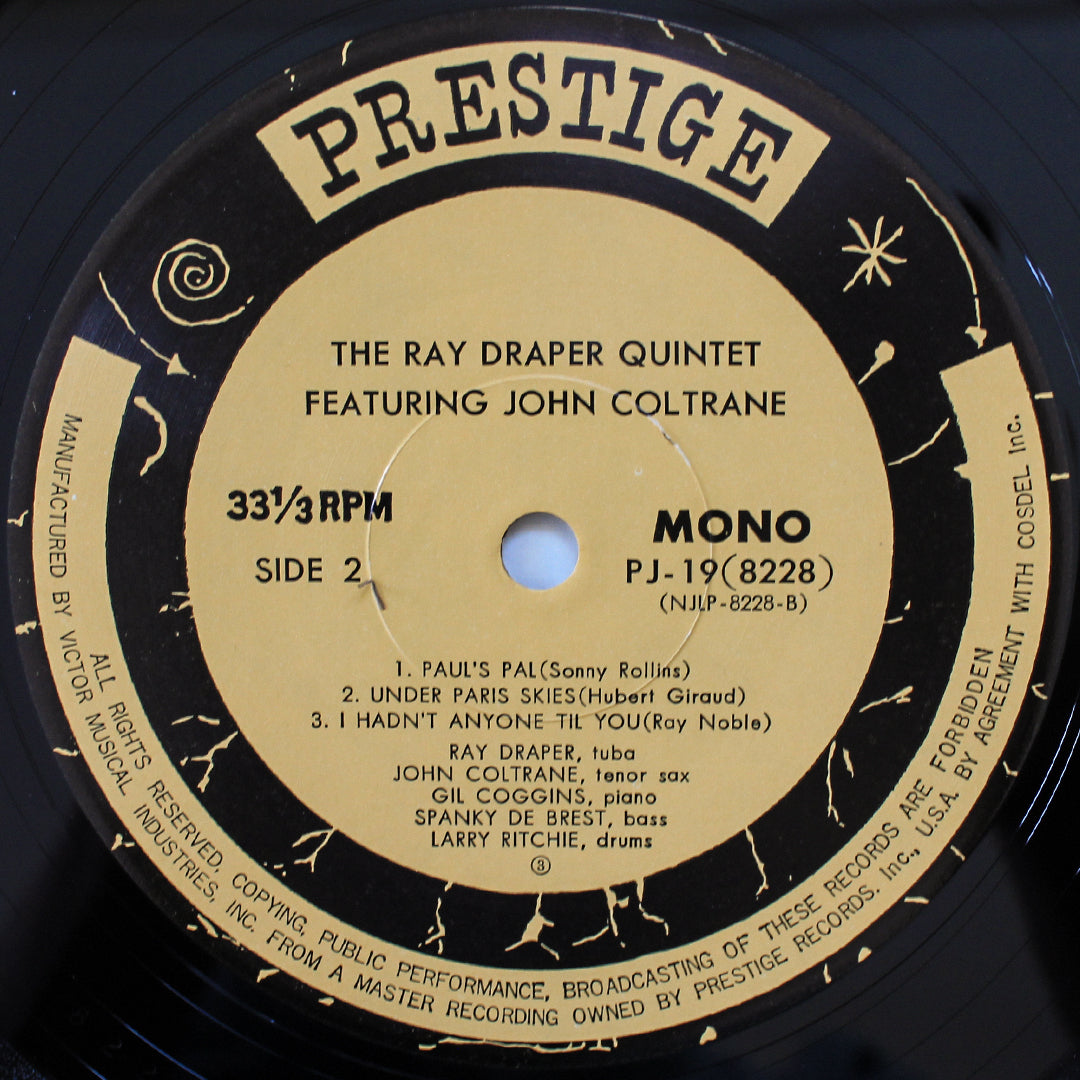 The Ray Draper Quintet Featuring John Coltrane - The Ray Draper Quintet Featurin Japan Vinyl