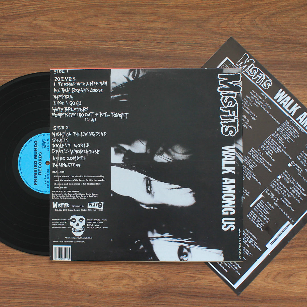 Misfits ‎- Walk Among Us 33'lük LP PLAK Japan Vinyl