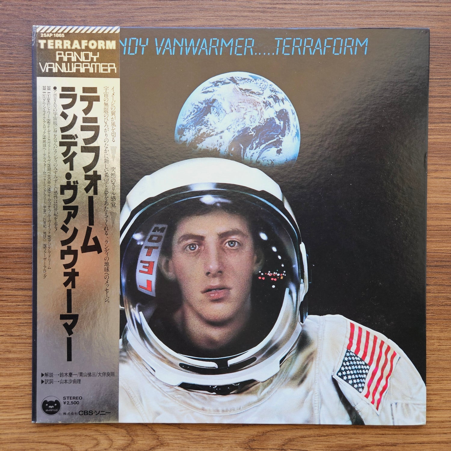 Randy Vanwarmer – Terraform 33'lük LP PLAK Japan Vinyl