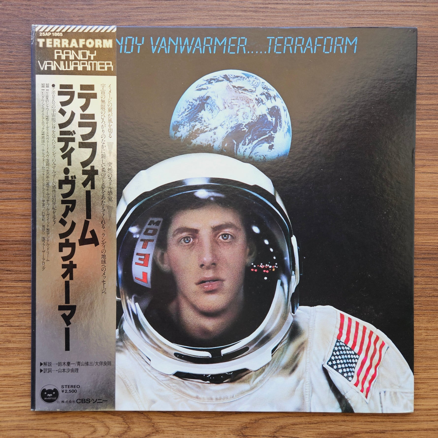 Randy Vanwarmer – Terraform 33'lük LP PLAK Japan Vinyl