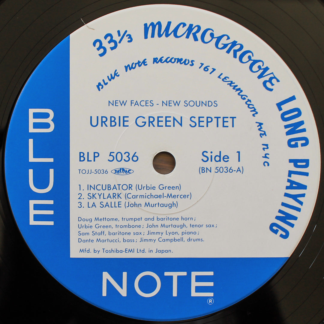 The Urbie Green Septet – New Faces - New Sounds (10'' Plak) Japan Vinyl
