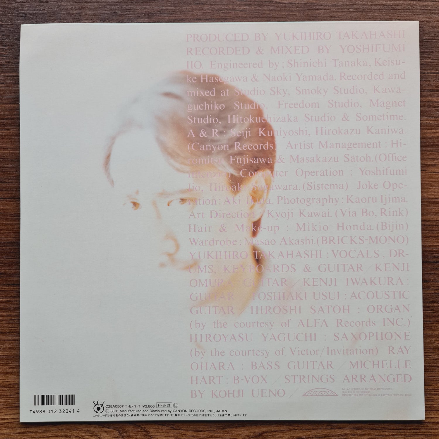 Yukihiro Takahashi – ...Only When I Laugh Japan Vinyl