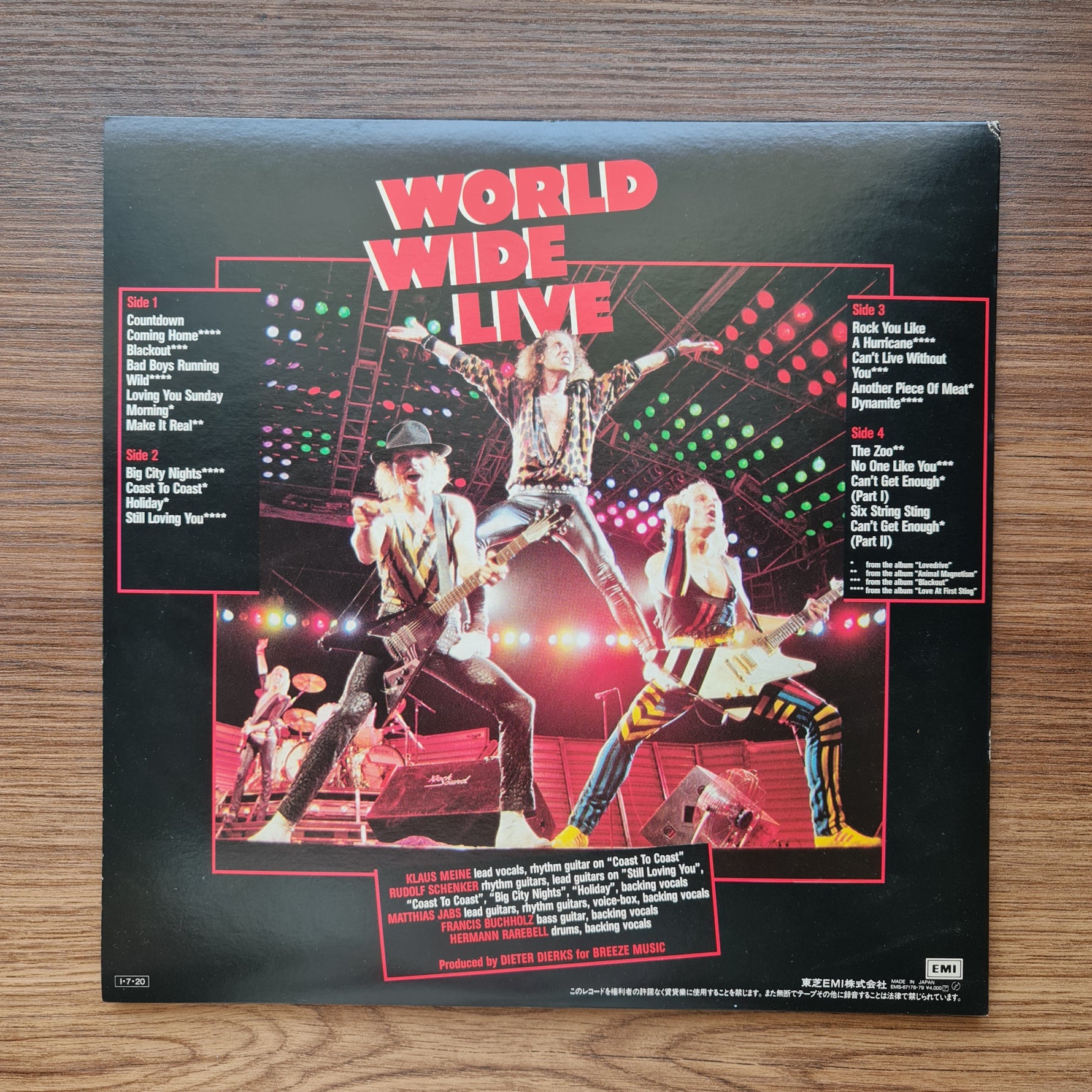 Scorpions - World Wide Live Japan Vinyl