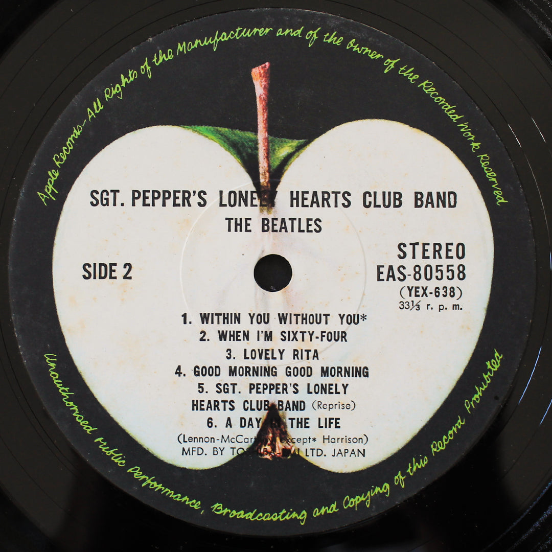 The Beatles - Sgt. Pepper's Lonely Hearts Club Band 33'lük LP PLAK Japan Vinyl