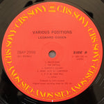 Leonard Cohen - Various Positions Japan Vinyl