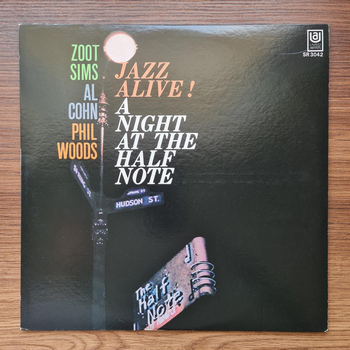 Zoot Sims / Al Cohn / Phil Woods – Jazz Alive! A Night At The Half Note 33'lük LP PLAK Japan Vinyl