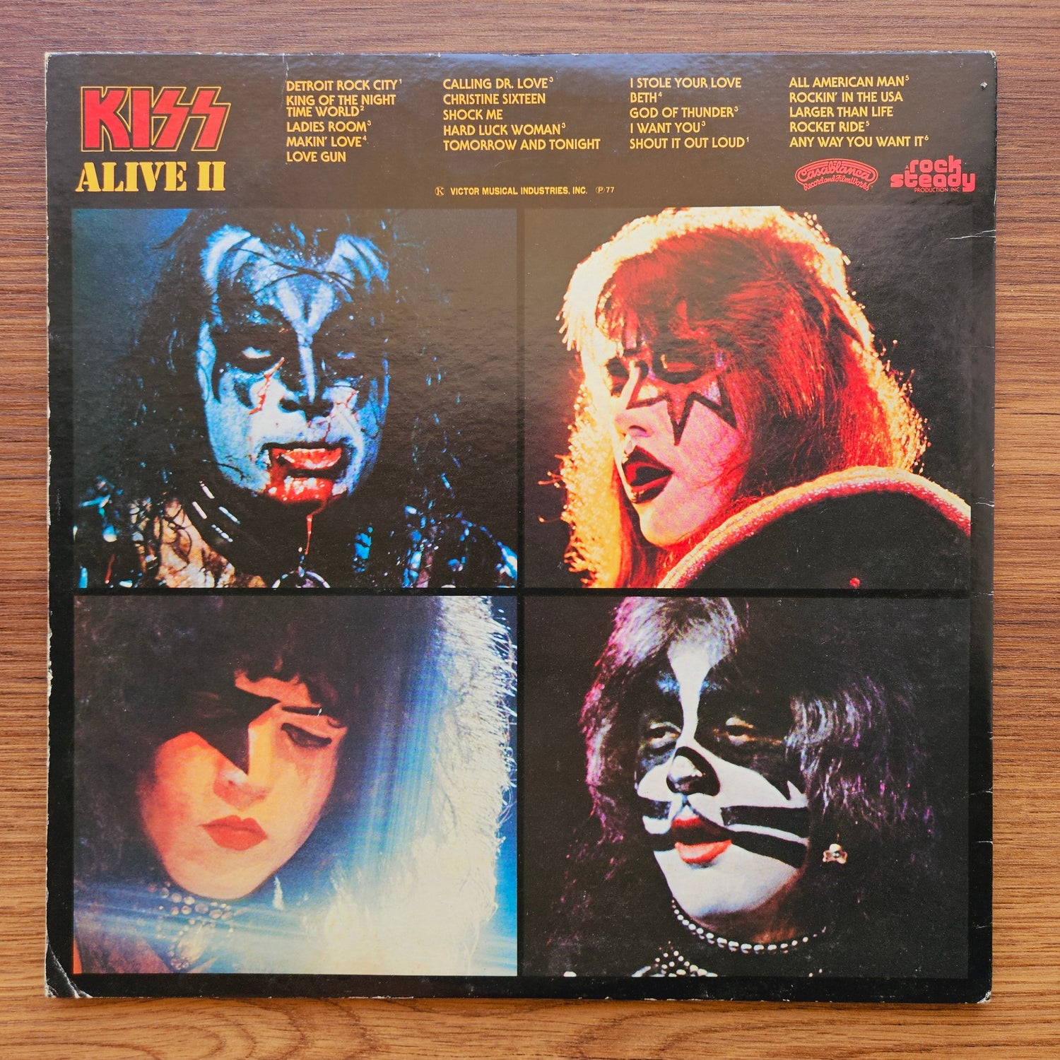 Kiss – Alive II 33'lük LP PLAK Japan Vinyl