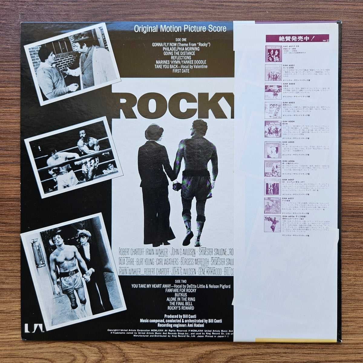 Bill Conti – Rocky Soundtrack 33'lük LP PLAK Japan Vinyl