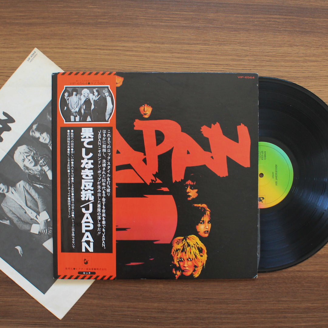 Japan - Adolescent Sex 33'lük LP PLAK Japan Vinyl