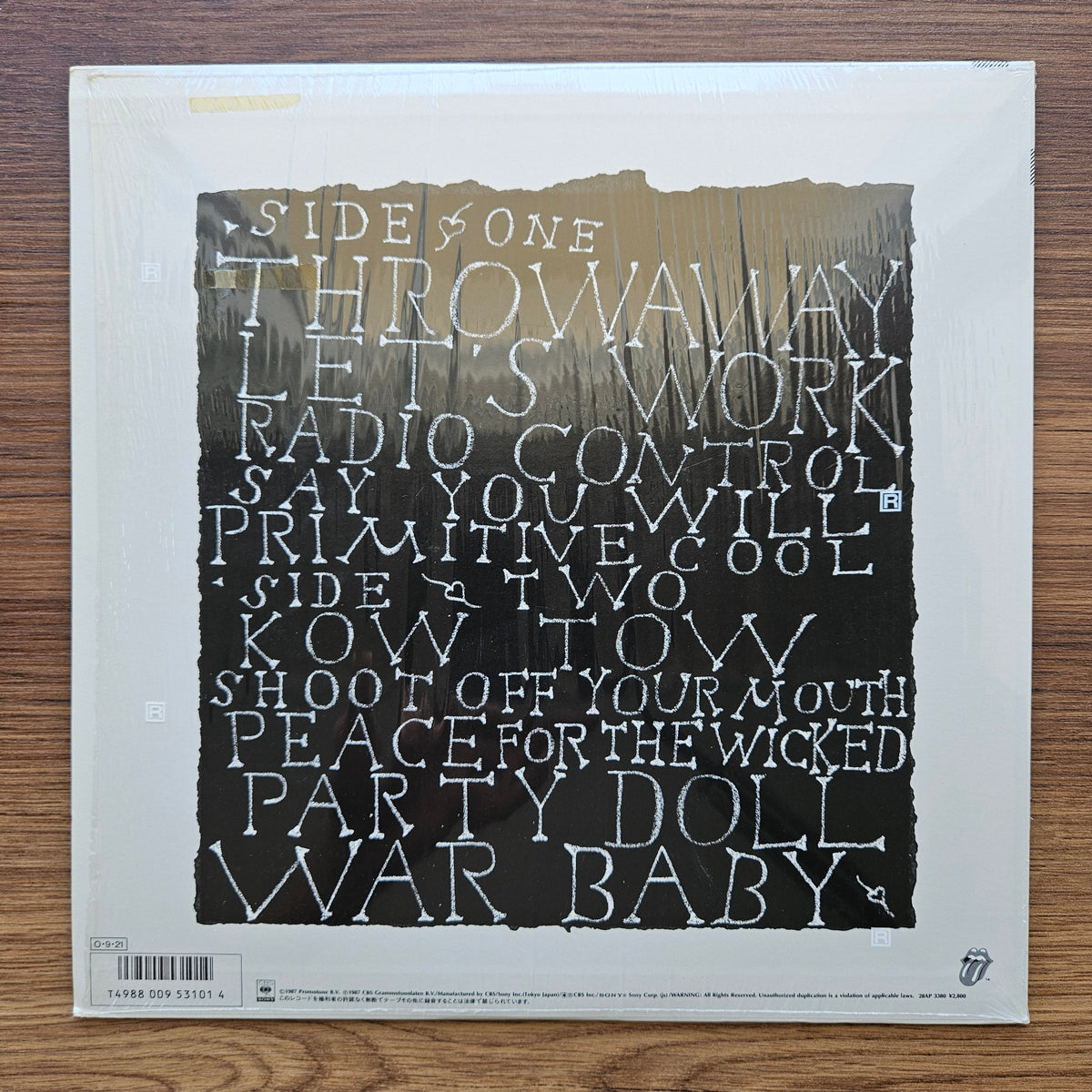 Mick Jagger – Primitive Cool 33'lük LP PLAK Japan Vinyl
