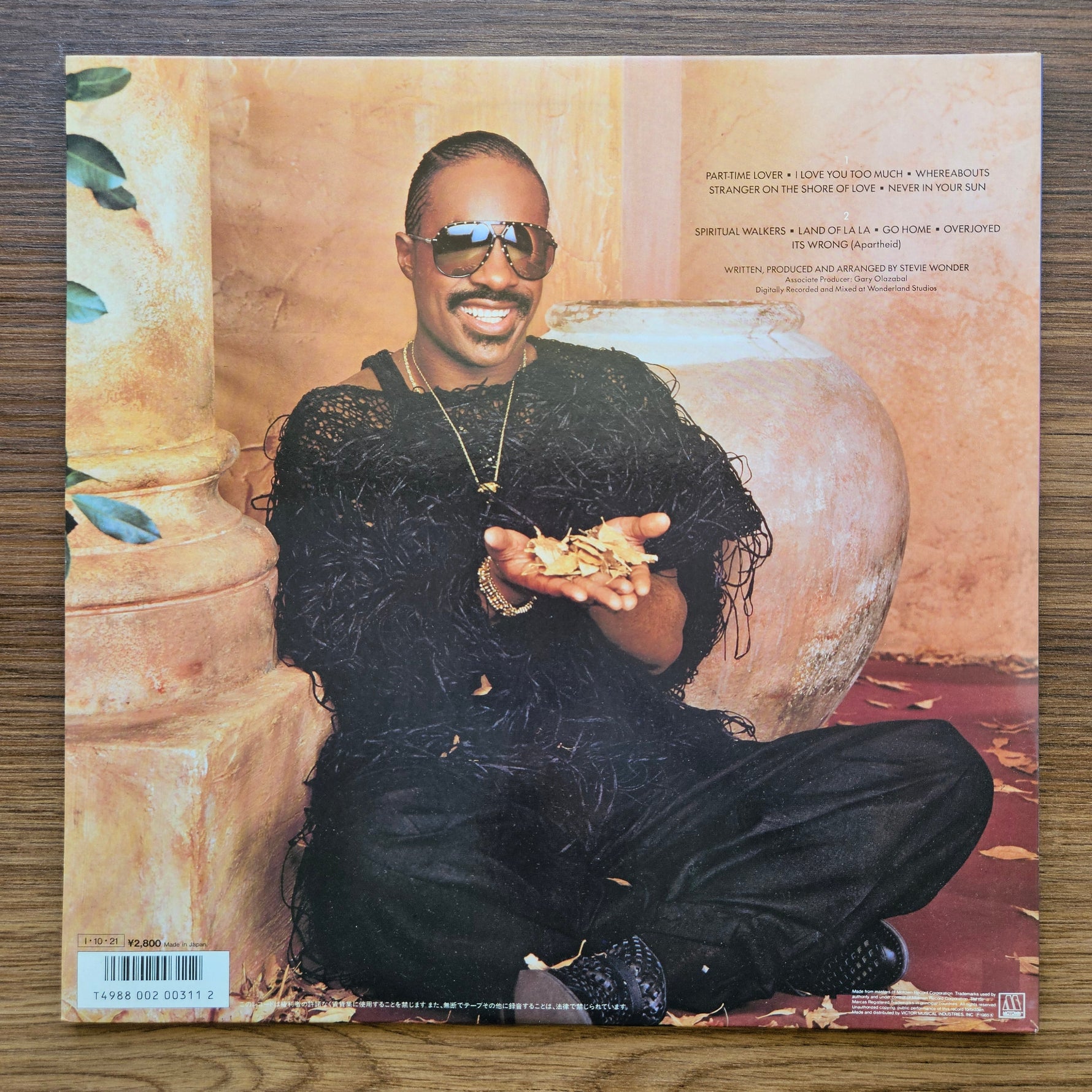 Stevie Wonder – In Square Circle 33'lük LP PLAK Japan Vinyl