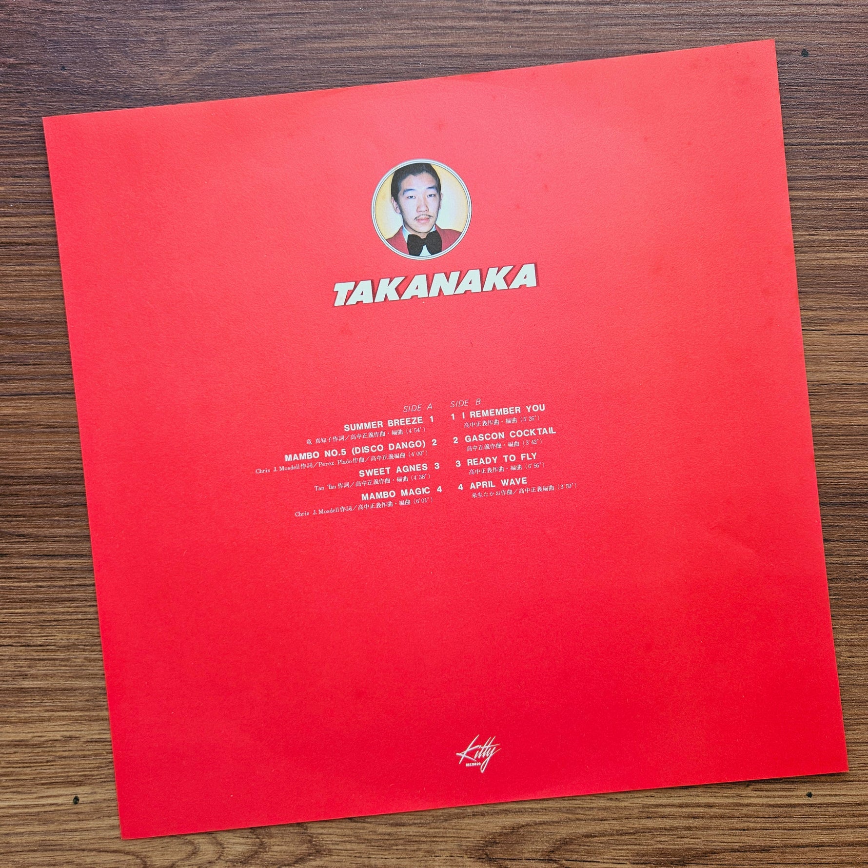 Masayoshi Takanaka – Takanaka 33'lük LP PLAK Japan Vinyl