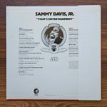 Sammy Davis Jr. – That's Entertainment 33'lük LP PLAK Japan Vinyl