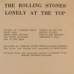 Rolling Stones - Lonely At The Top 33'lük LP PLAK Japan Vinyl