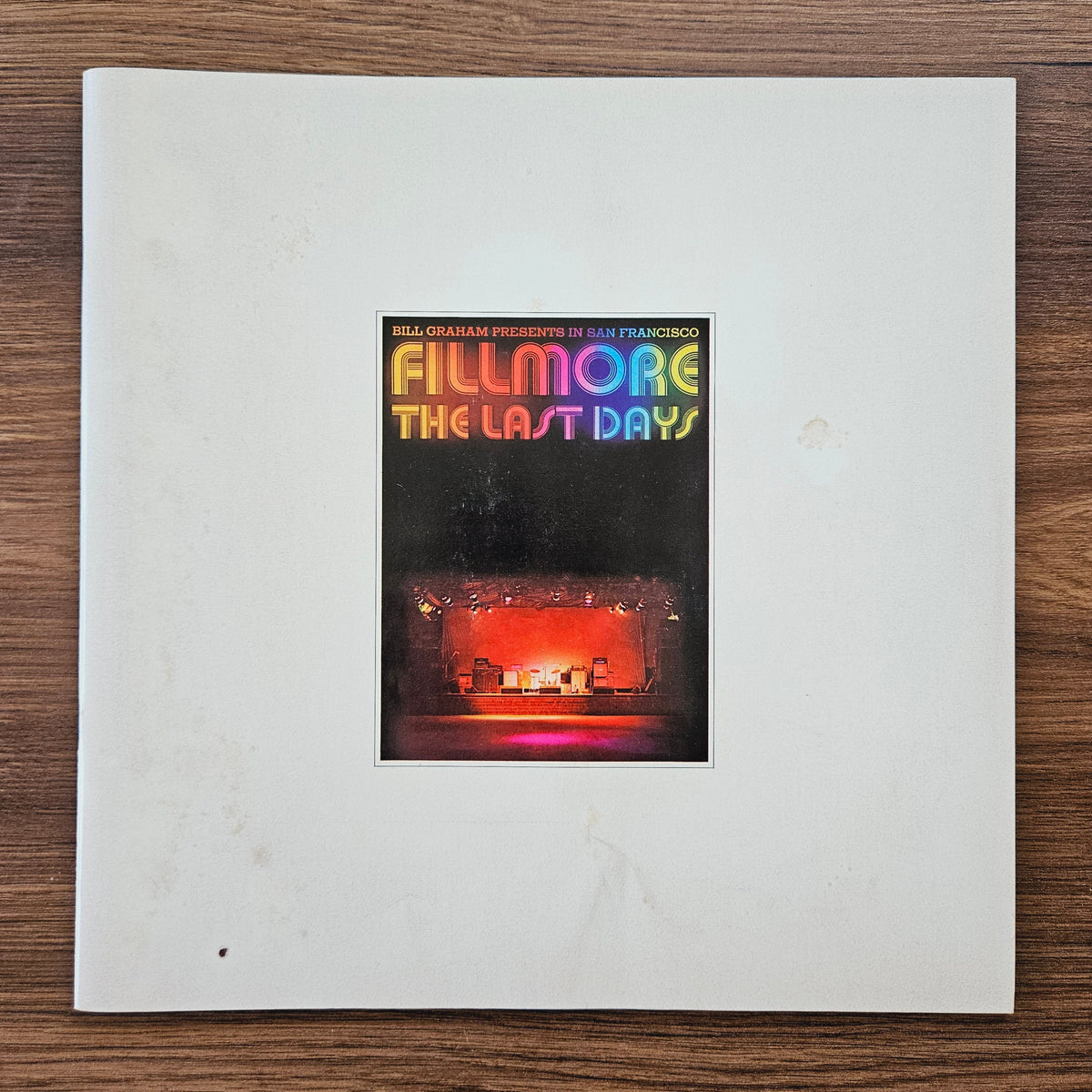 Fillmore – The Last Days Japan Vinyl