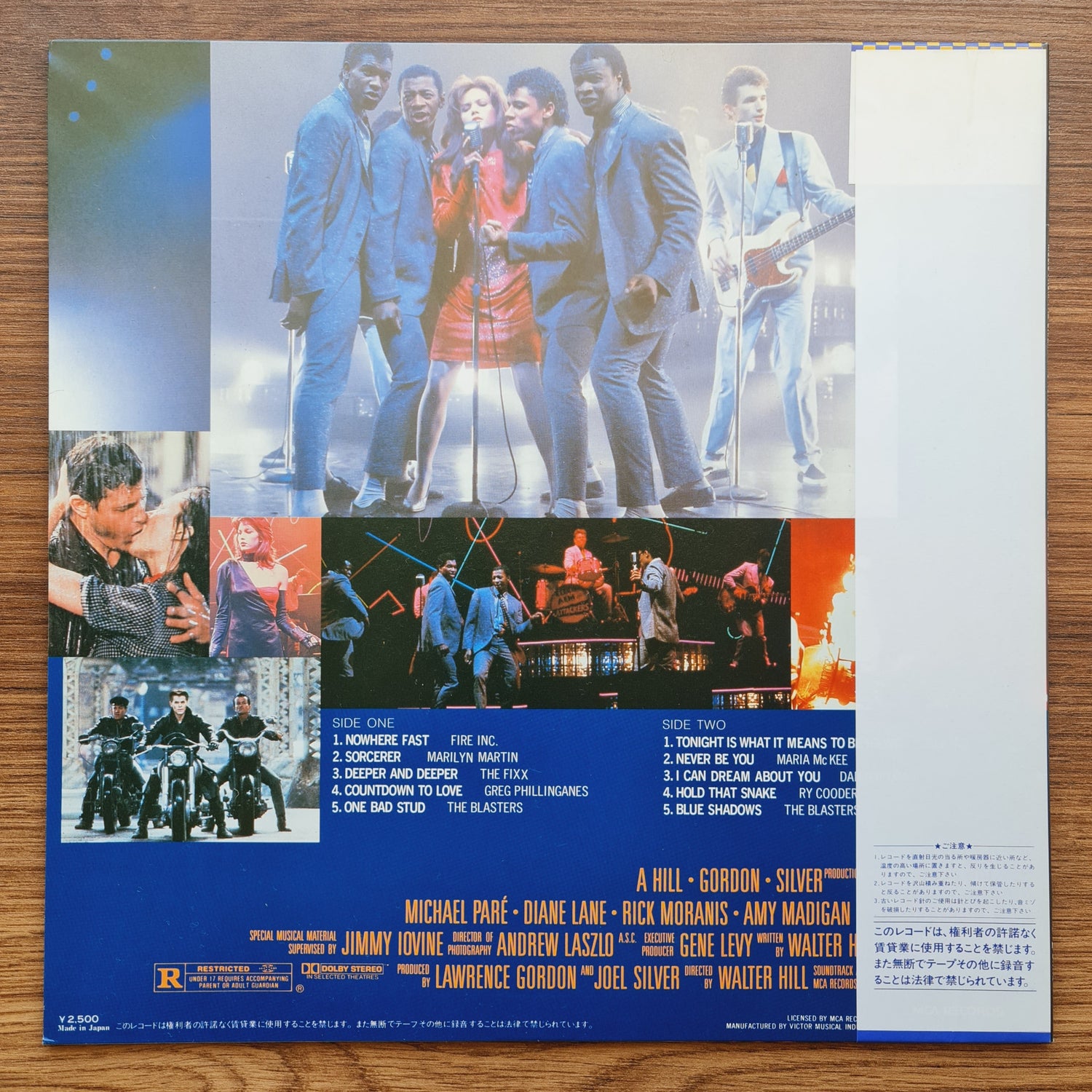Streets Of Fire - A Rock Fantasy Soundtrack Japan Vinyl