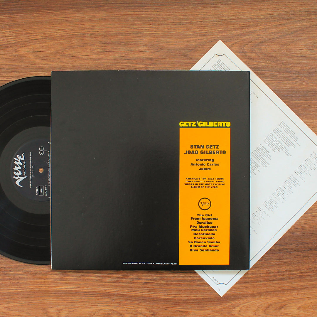 Stan Getz & João Gilberto Featuring Antonio Carlos Jobim - Getz / Gilberto Japan Vinyl