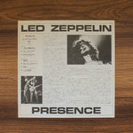 Led Zeppelin - Presence Japan Vinyl