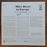 Miles Davis – Miles Davis In Europe 33'lük LP PLAK Japan Vinyl