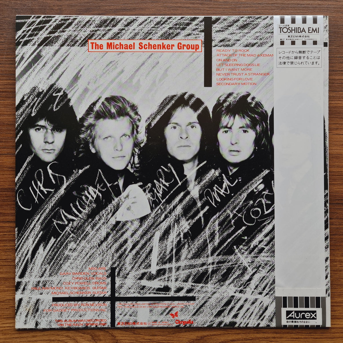 The Michael Schenker Group – MSG 33'lük LP PLAK Japan Vinyl